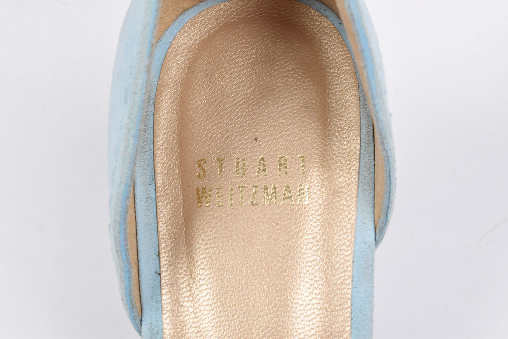 Two Pair of Stuart Weitzman Suede Leather Heels