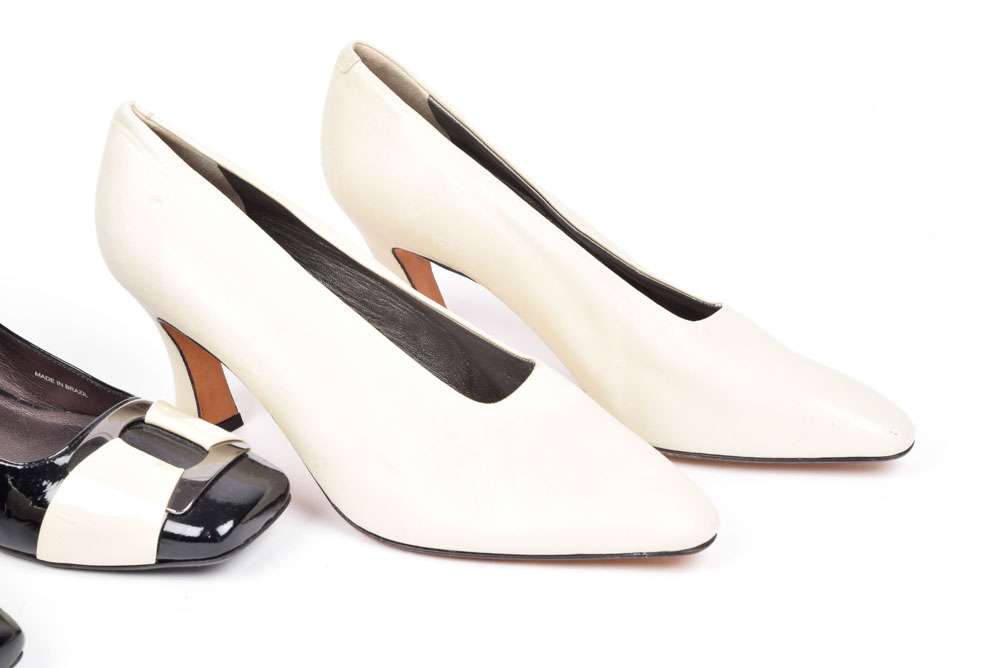 Two Pair of Via Spiga Designer Pumps