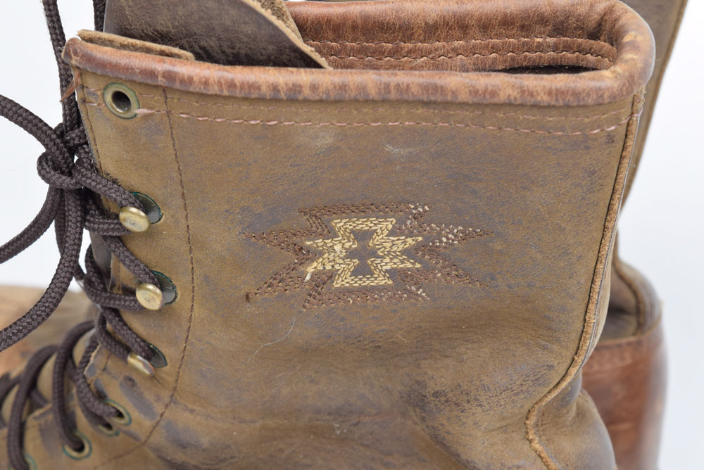 Three Pairs of Leather Boots Including J. Chisholm