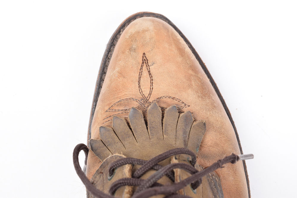 Three Pairs of Leather Boots Including J. Chisholm