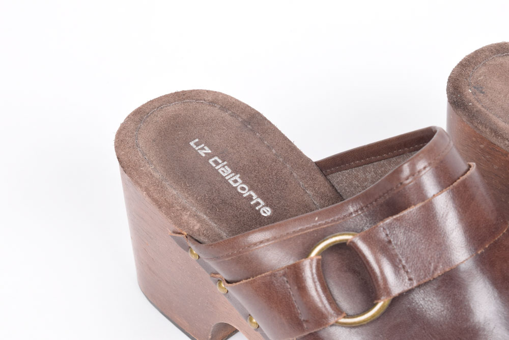 Liz Claiborne and Dansko Leather Clogs