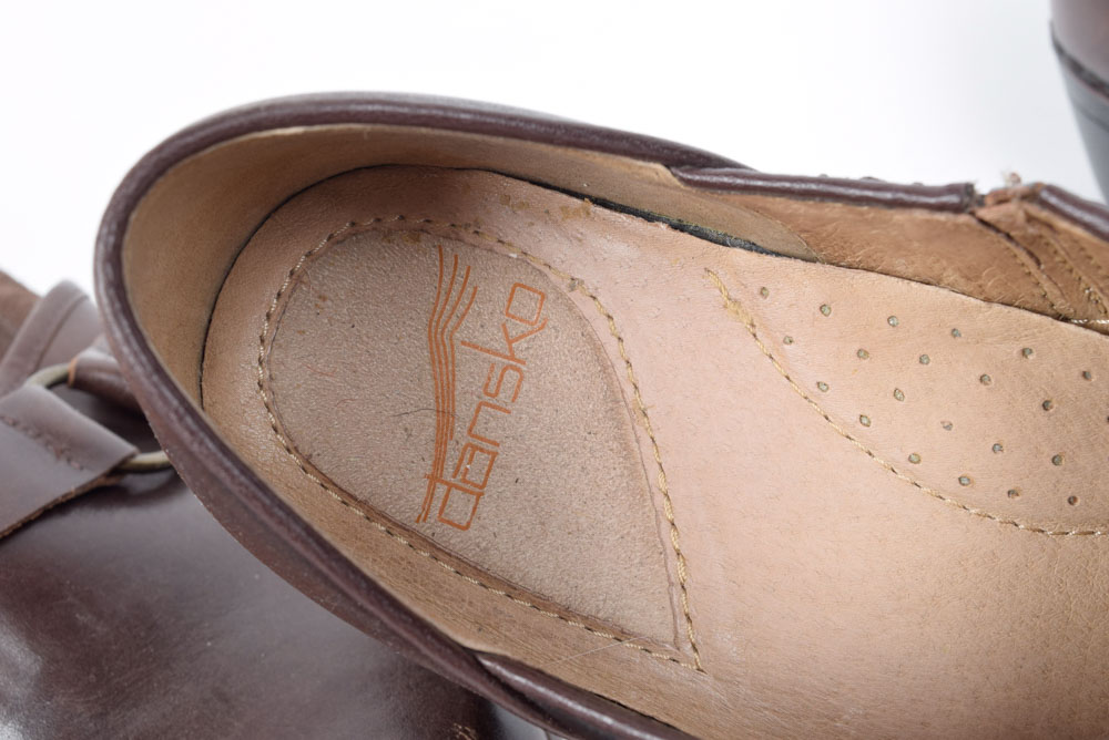 Liz Claiborne and Dansko Leather Clogs