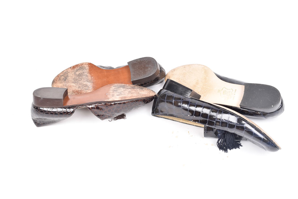 Stuart Weitzman of New York and Linea Roma Leather Opera Loafers