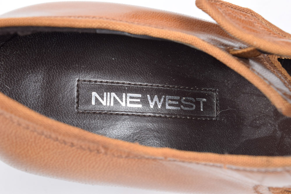 Nine West and Dollhouse Leather Upper Heels