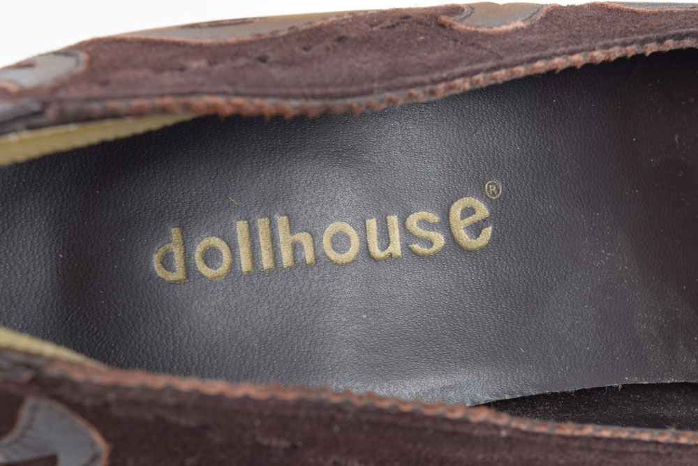 Nine West and Dollhouse Leather Upper Heels