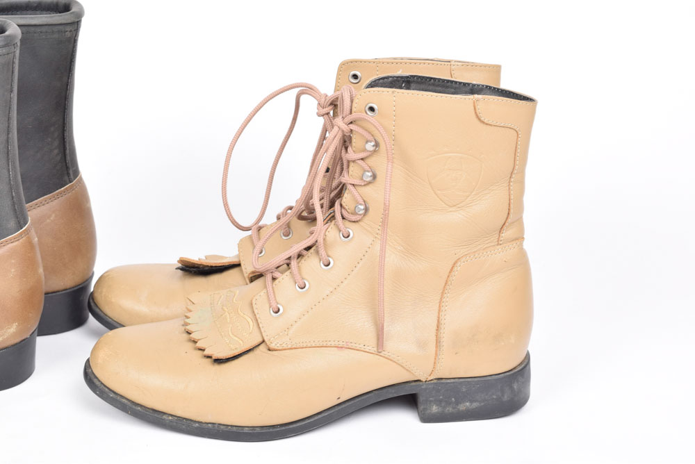 Loredo and Ariat Leather Boots