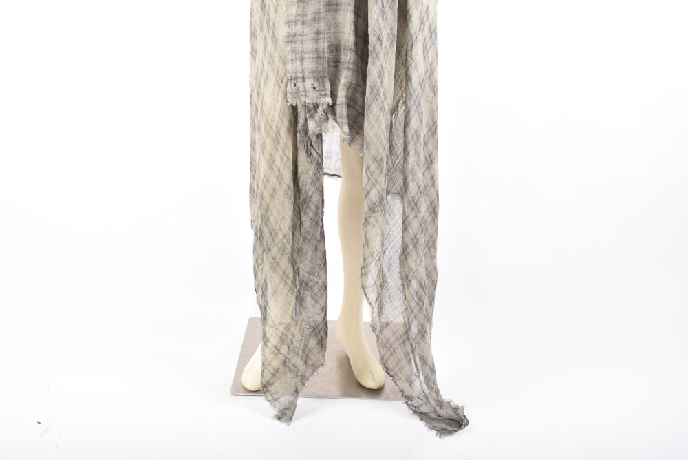 Large Sheer Fringed Shawl