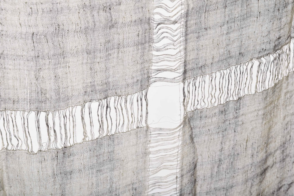 Large Sheer Fringed Shawl