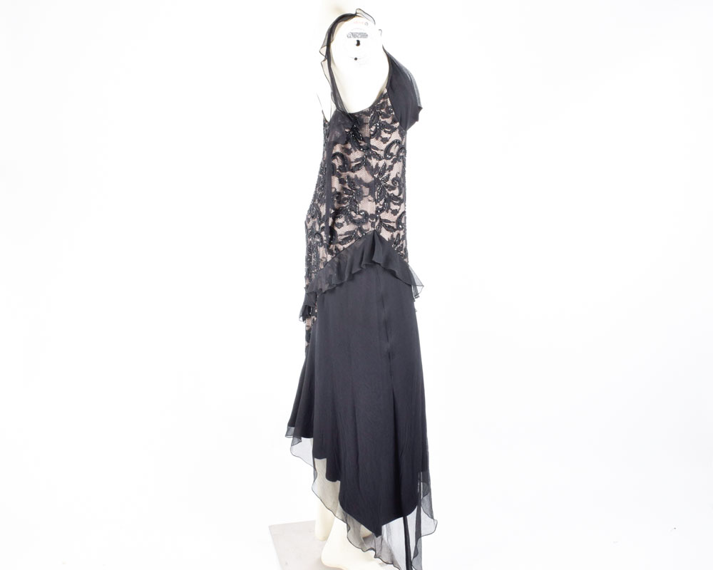 Beaded Lace Foliate Dress
