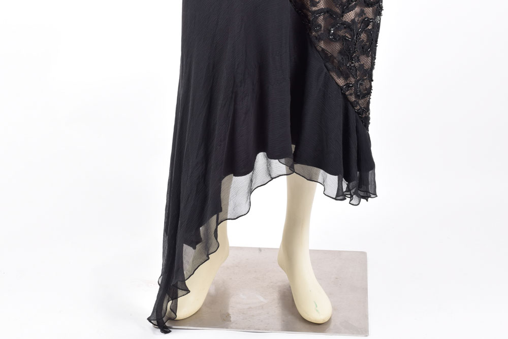 Beaded Lace Foliate Dress