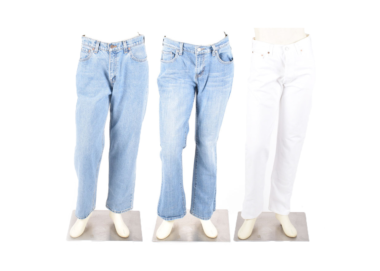 Three Pairs of Levi Jeans