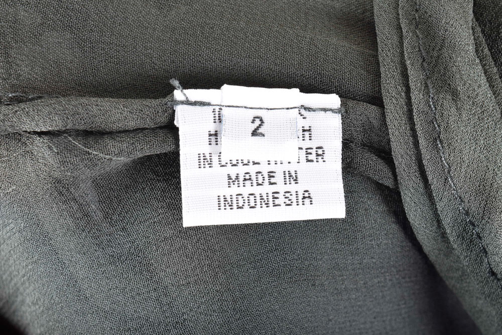 Buddhist Punk Sheer Silk Button-Down Shirt