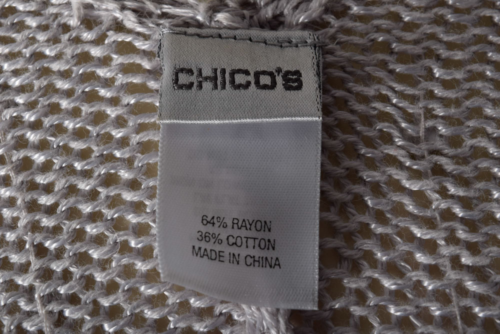 Chico's Shawl and Free People Knit and Crochet Cardigan Sweater, New with Tag