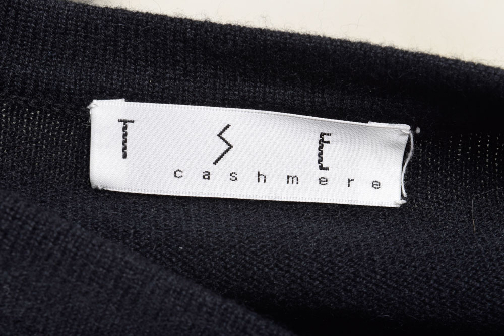 Aldan Black Jacket with Tie Belt, and a Malo Cashmere, and TSE Cashmere Cardigan Knit Sweater