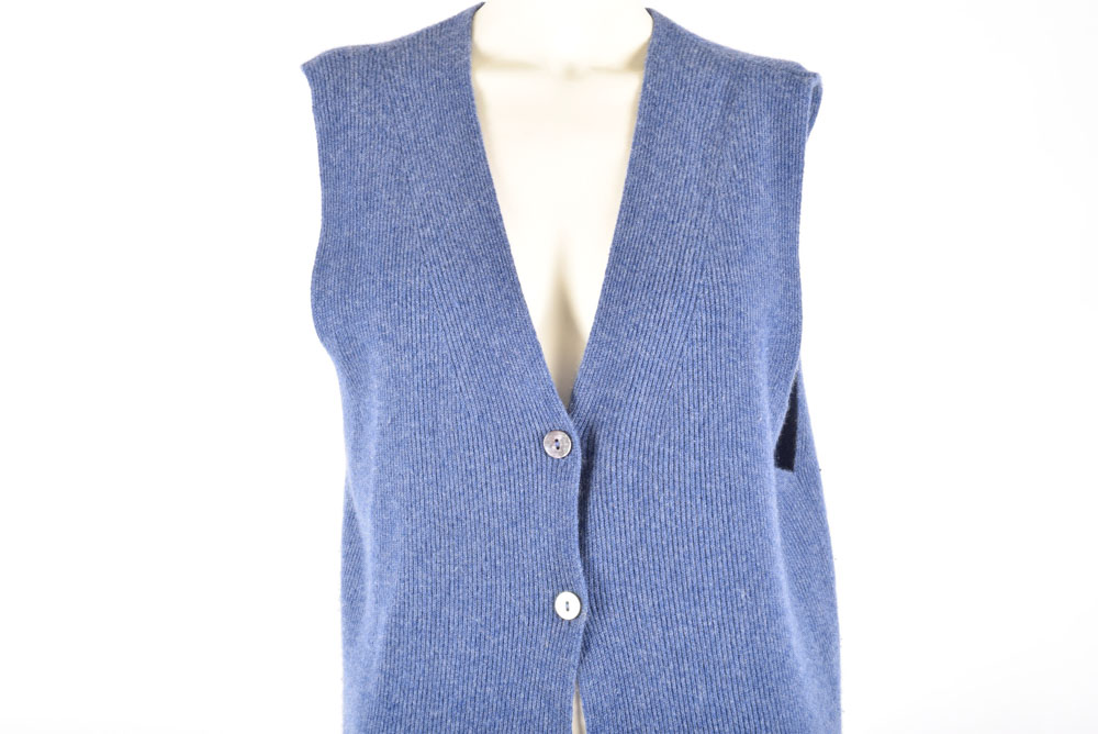 Aldan Black Jacket with Tie Belt, and a Malo Cashmere, and TSE Cashmere Cardigan Knit Sweater