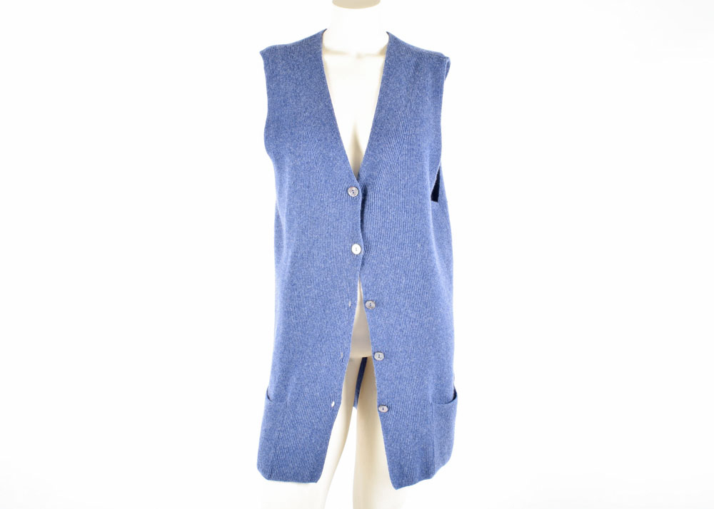 Aldan Black Jacket with Tie Belt, and a Malo Cashmere, and TSE Cashmere Cardigan Knit Sweater