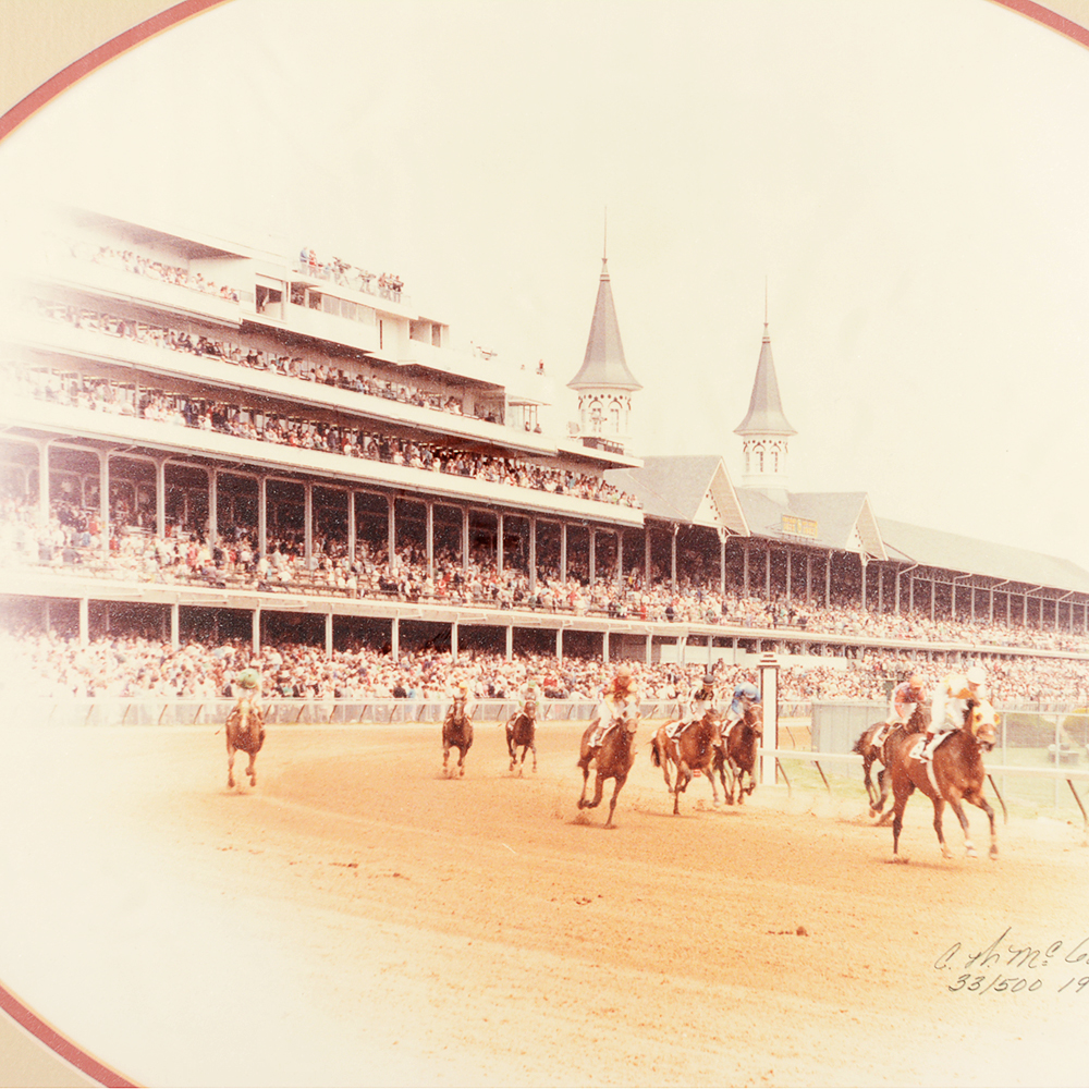 Limited Edition Kentucky Derby Photograph Signed by Artist