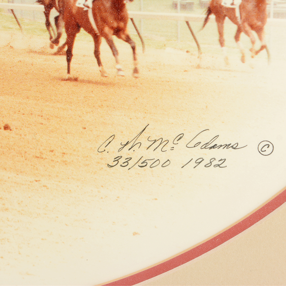 Limited Edition Kentucky Derby Photograph Signed by Artist