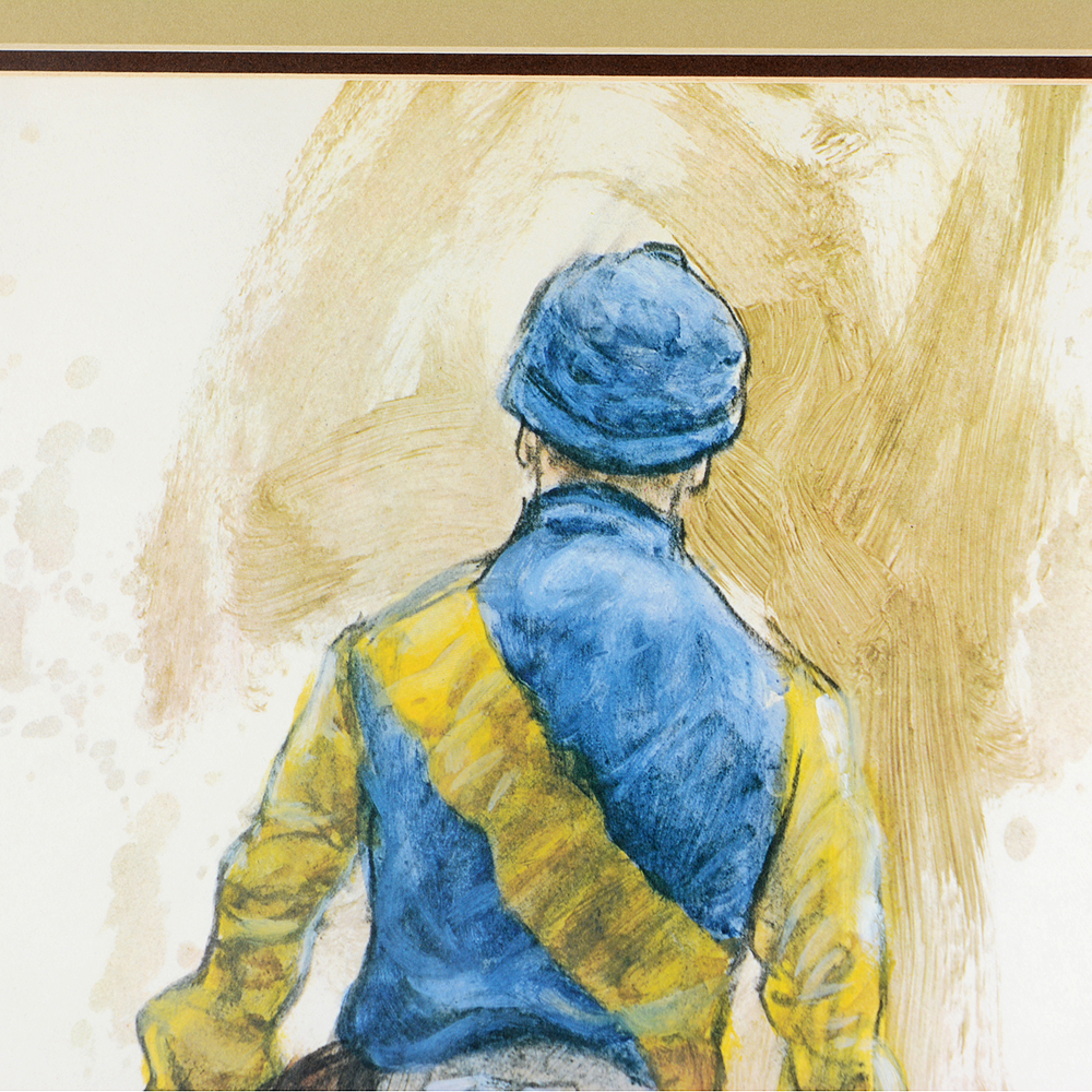 Signed Limited Edition Jockey Print by Henry Koehler