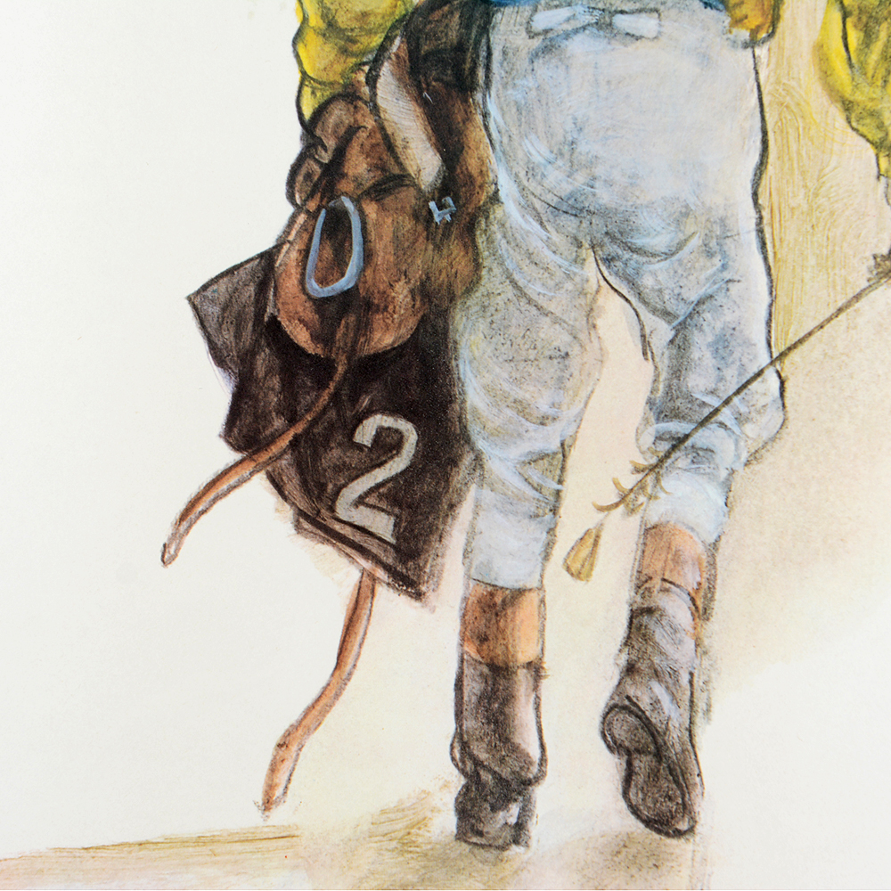 Signed Limited Edition Jockey Print by Henry Koehler