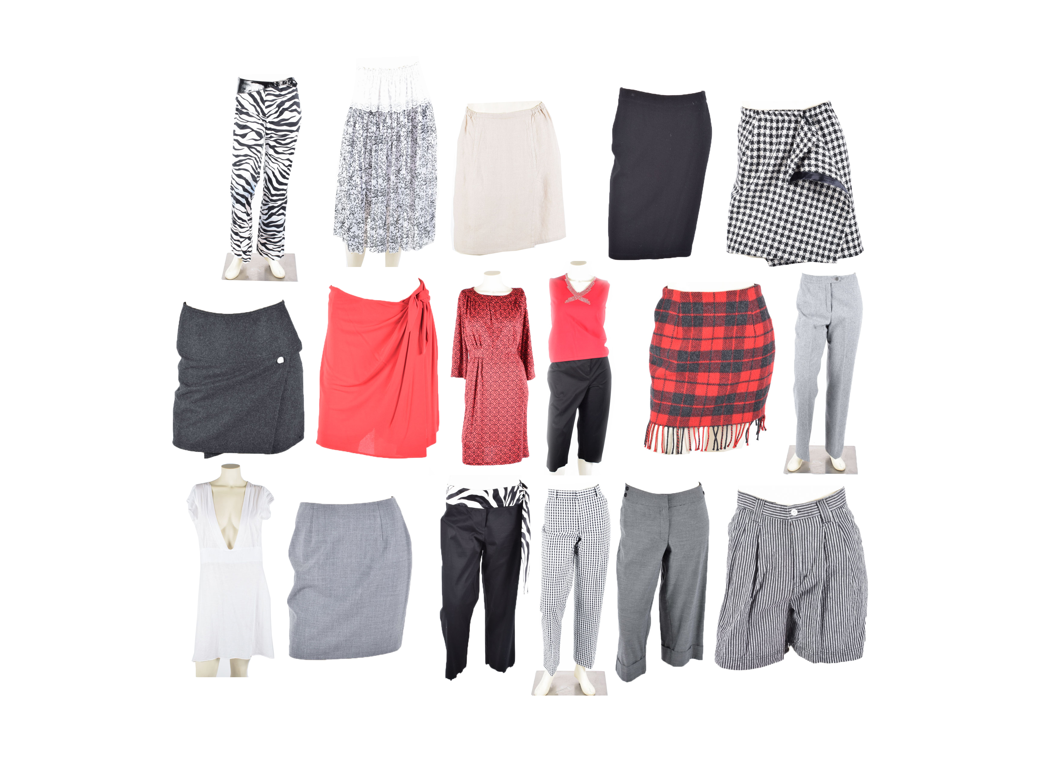 Large Collection of Women's Clothes Including Vestito of New York Pants Autographed by Tanya Tucker, and Cache