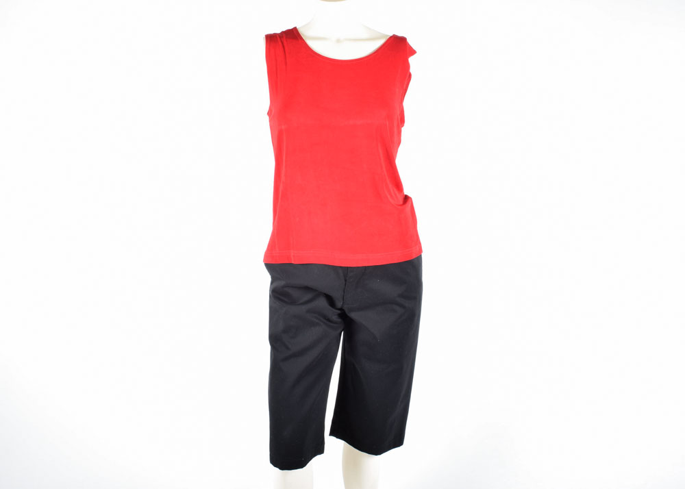 Large Collection of Women's Clothes Including Vestito of New York Pants Autographed by Tanya Tucker, and Cache