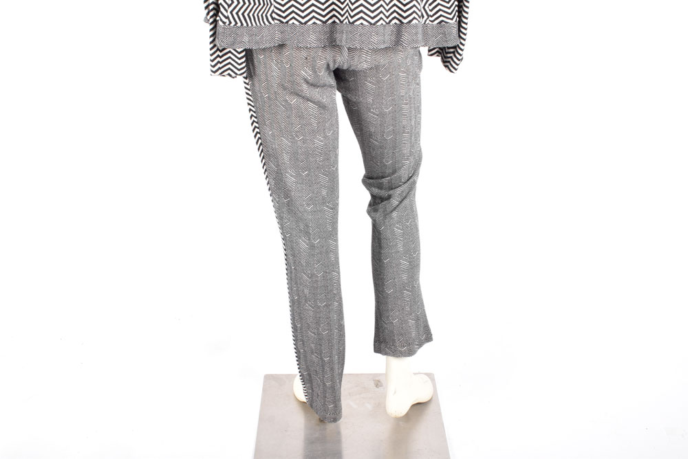 Women's Kenzo Chevron Single Button Jacket and Matching Pants