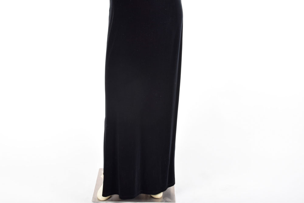 Bebe Black Velvety "Kendra" Dress, New with Tag