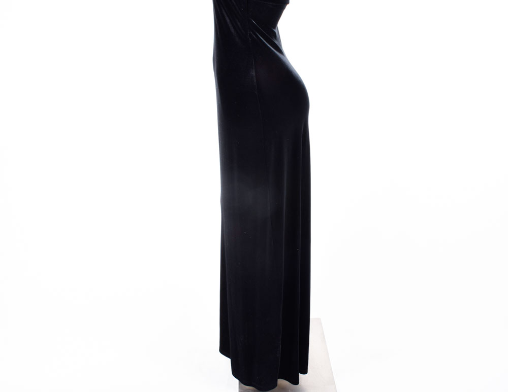 Bebe Black Velvety "Kendra" Dress, New with Tag