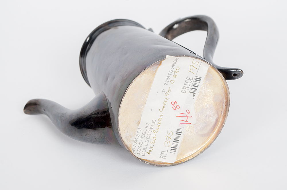 Antique English Silverplate Coffee Pot