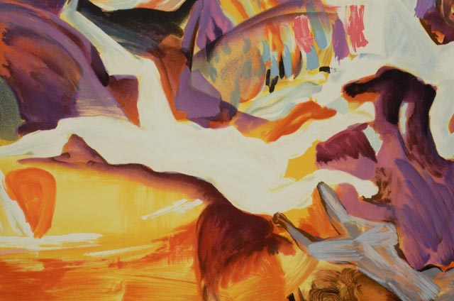 Sandro Chia Lithograph "Dancing Figures"