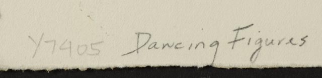 Sandro Chia Lithograph "Dancing Figures"