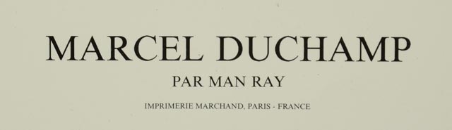 Man Ray Photo Print of Marcel Duchamp