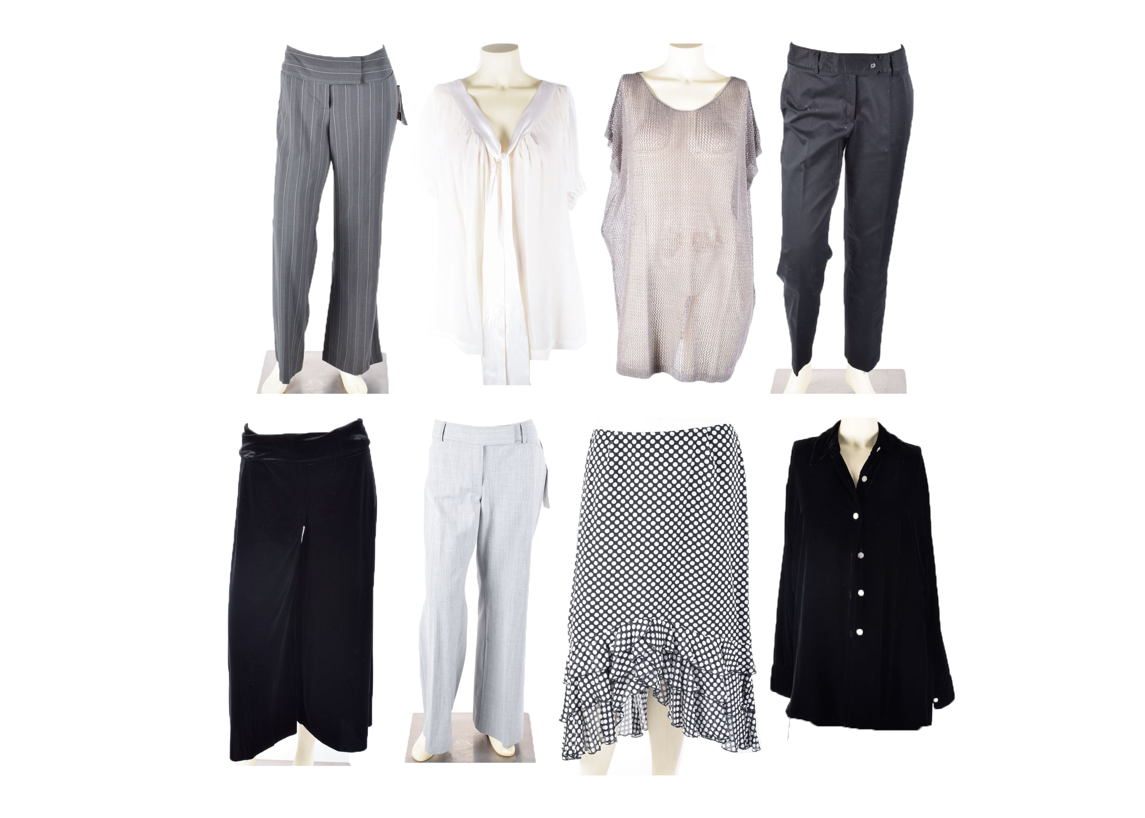Collection of Women's Pants, Tops, and Skirts