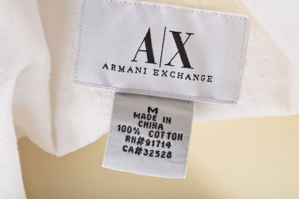 Large Collection of Women's Button-Down Shirts Including an Armani Exchange