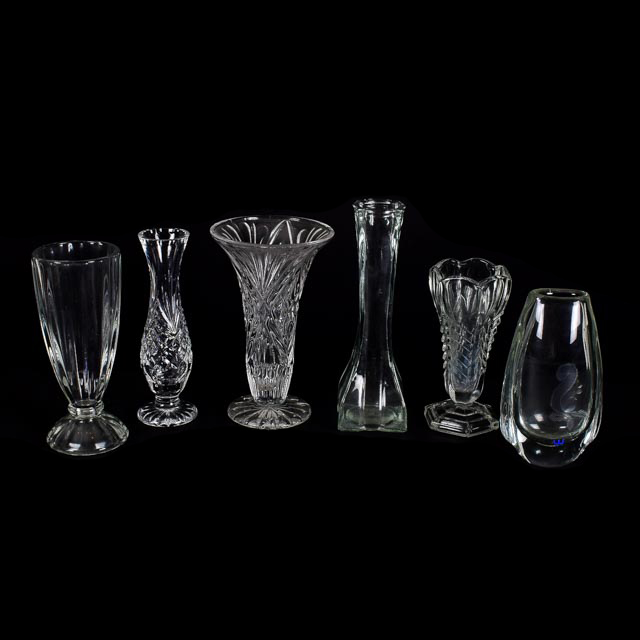 Collection of Glass Bud Vases