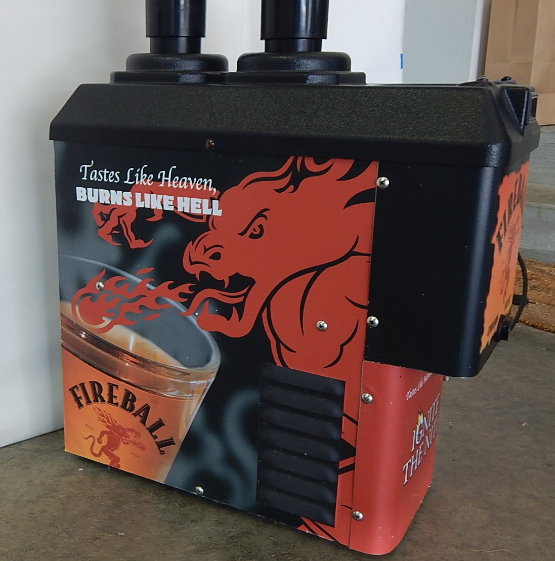 Fireball Whiskey Advertising Liquor Dispenser