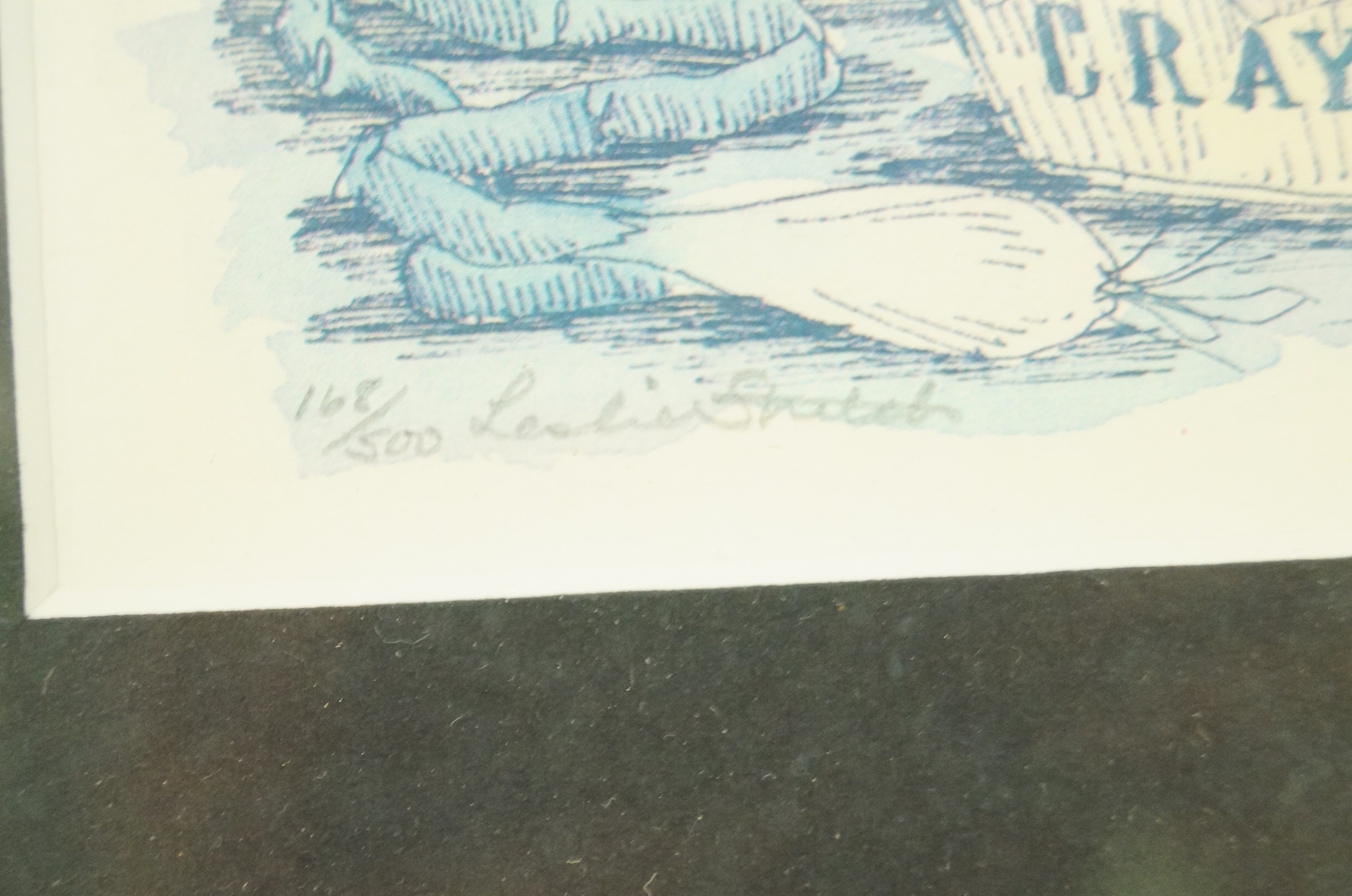 Cajun Cuisine Themed Lithographs by Artist Leslie Stretch