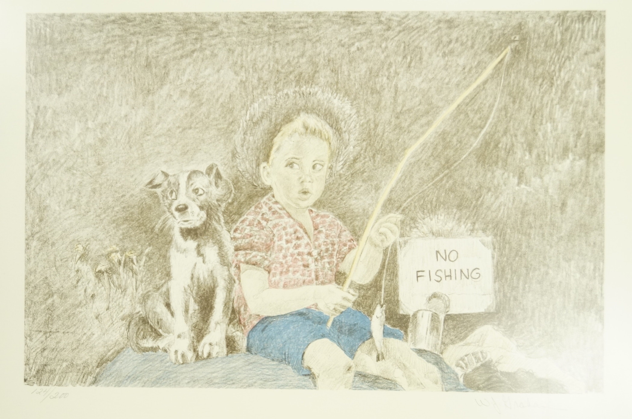 Limited Edition Offset Lithograph Print by W.J. Graham