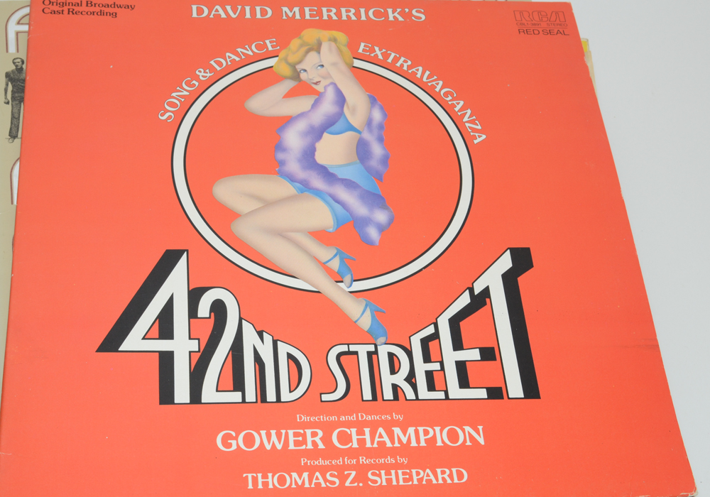 Collection of Show Tunes on Vinyl