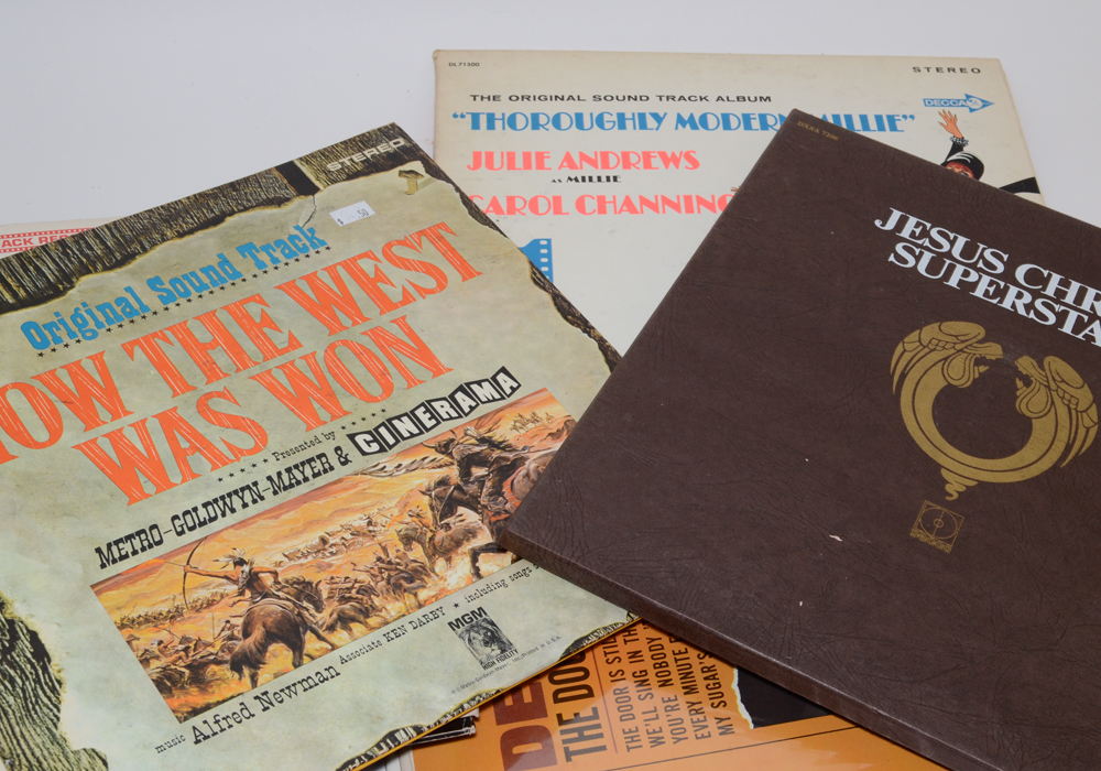Collection of Show Tunes on Vinyl