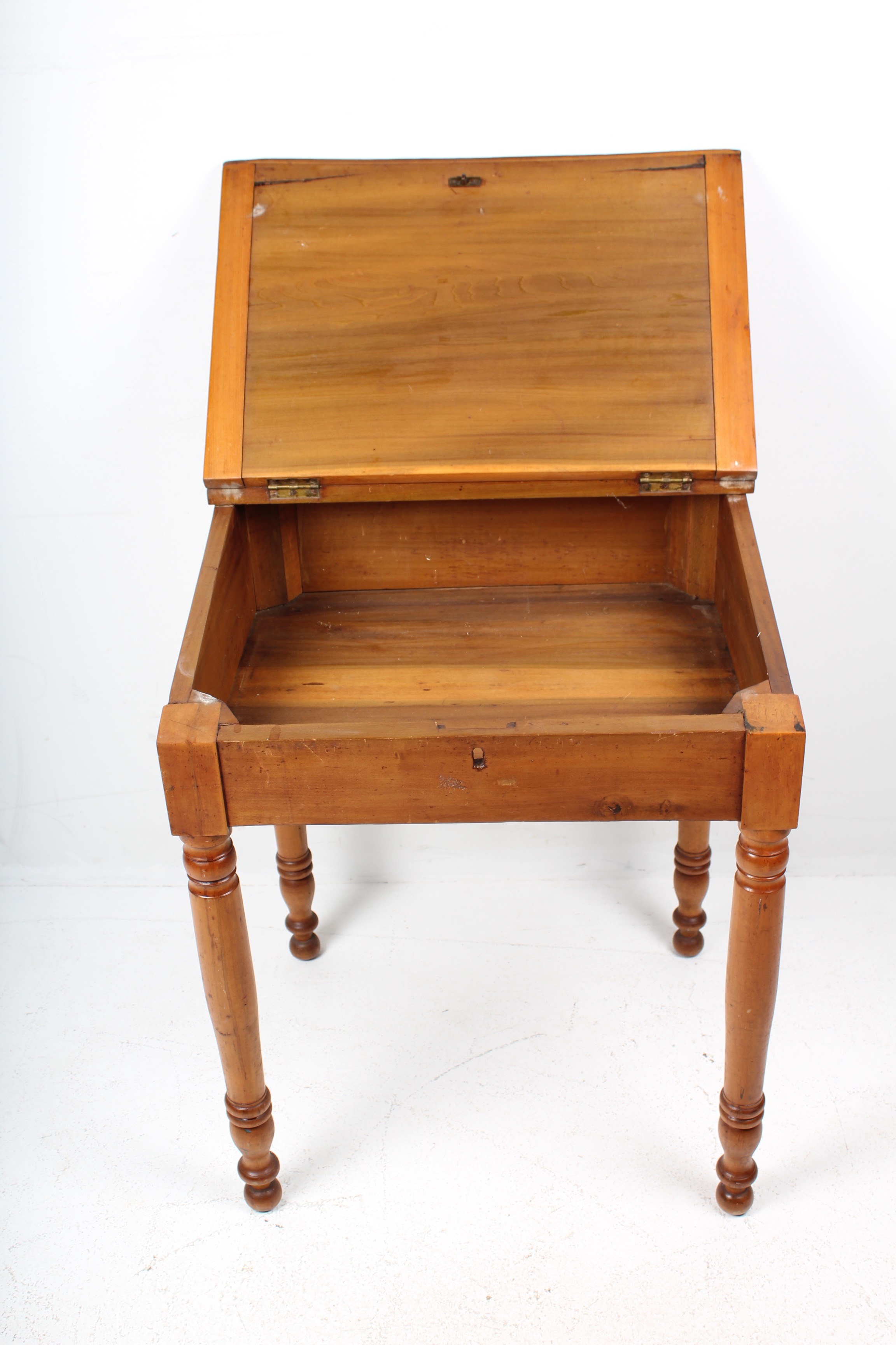 Antique Slant Top Writing Desk with Lift Top