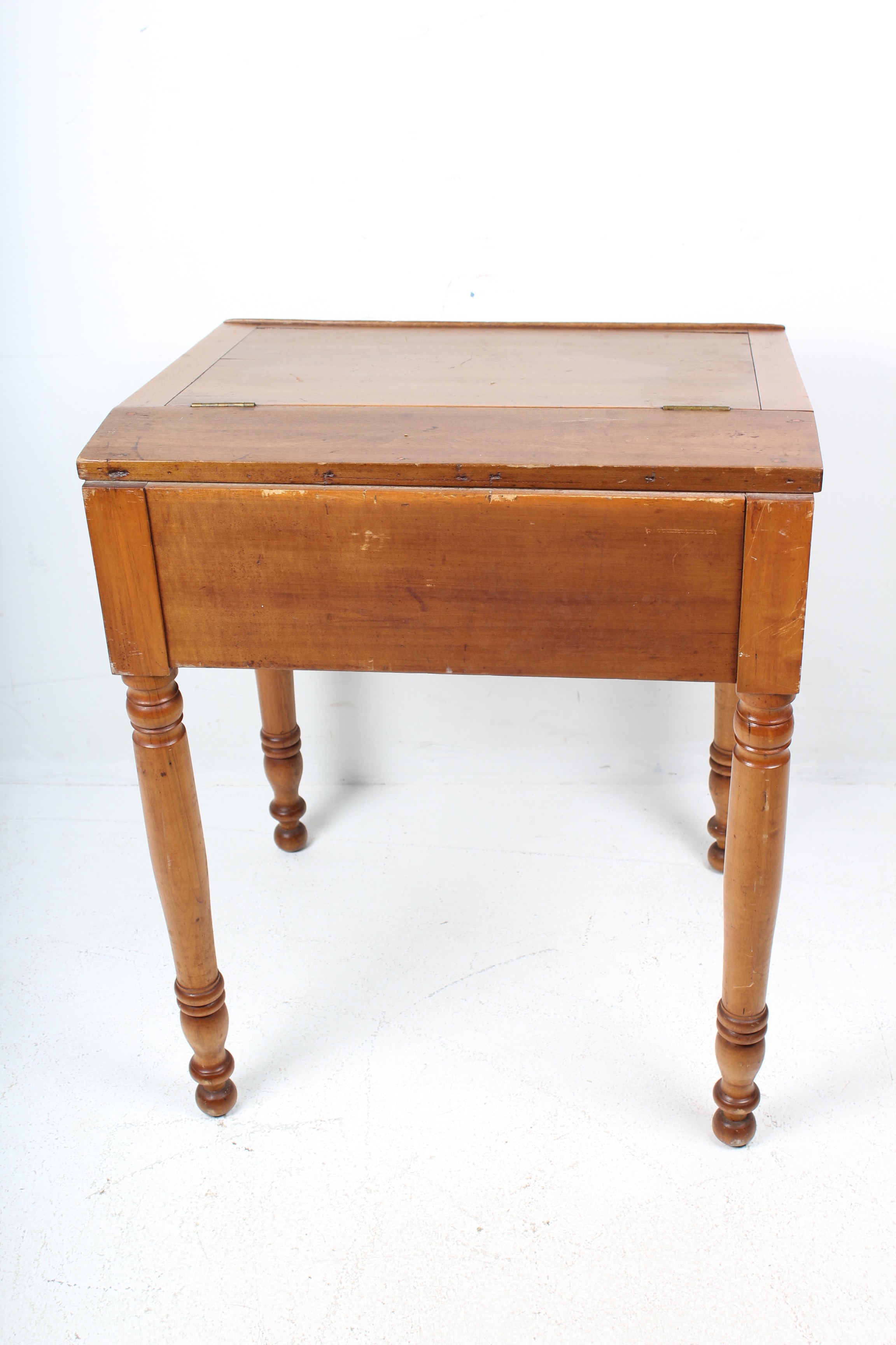 Antique Slant Top Writing Desk with Lift Top