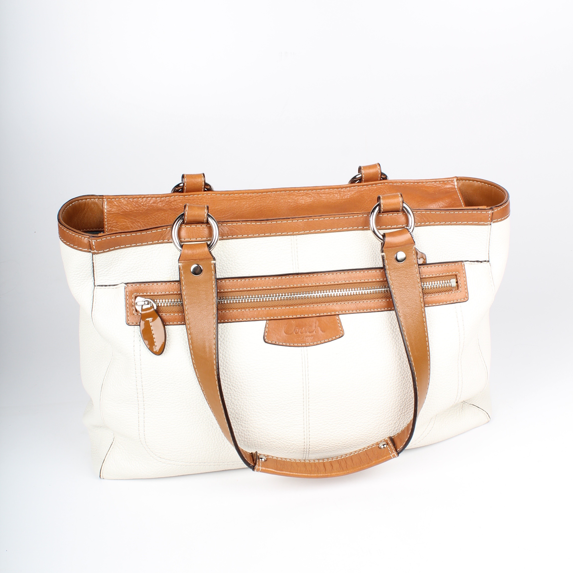 Coach Penelope Pebbled Leather Tote Bag