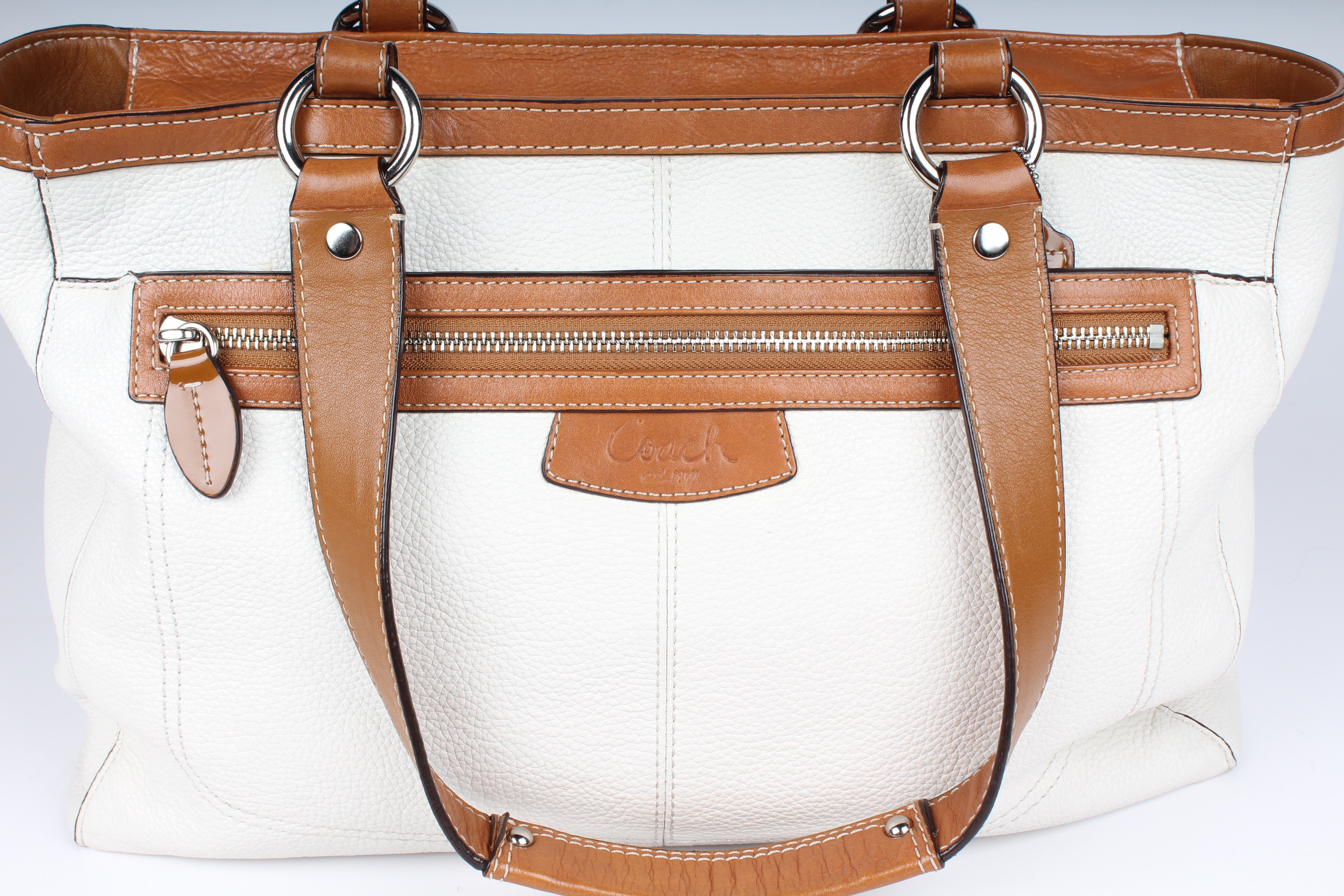 Coach Penelope Pebbled Leather Tote Bag