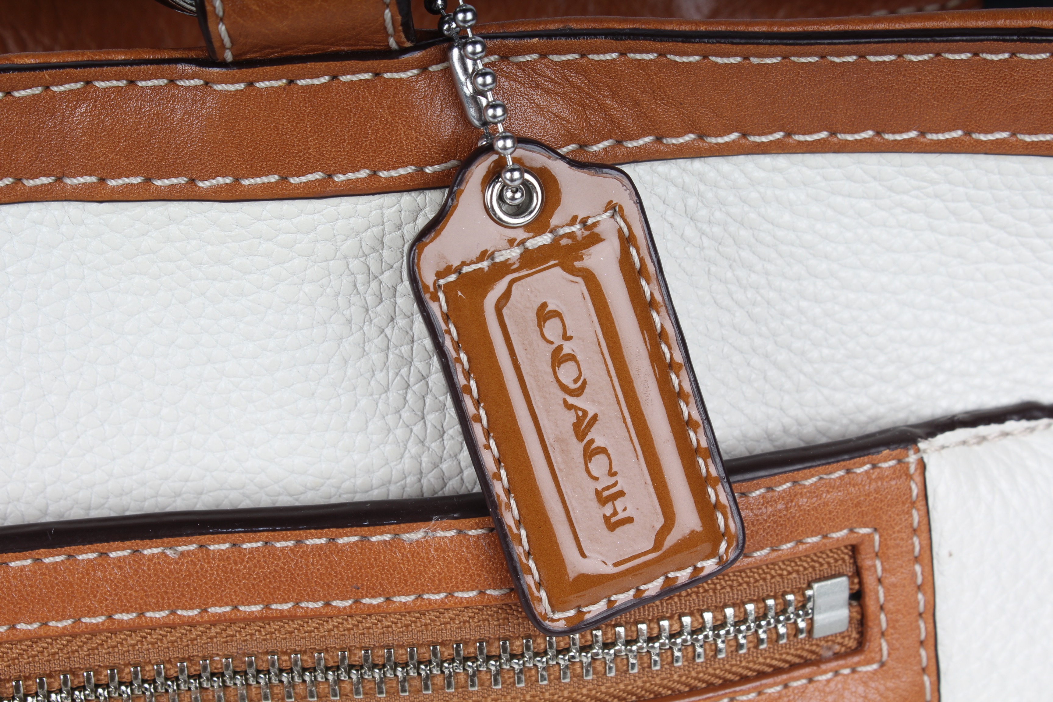 Coach Penelope Pebbled Leather Tote Bag