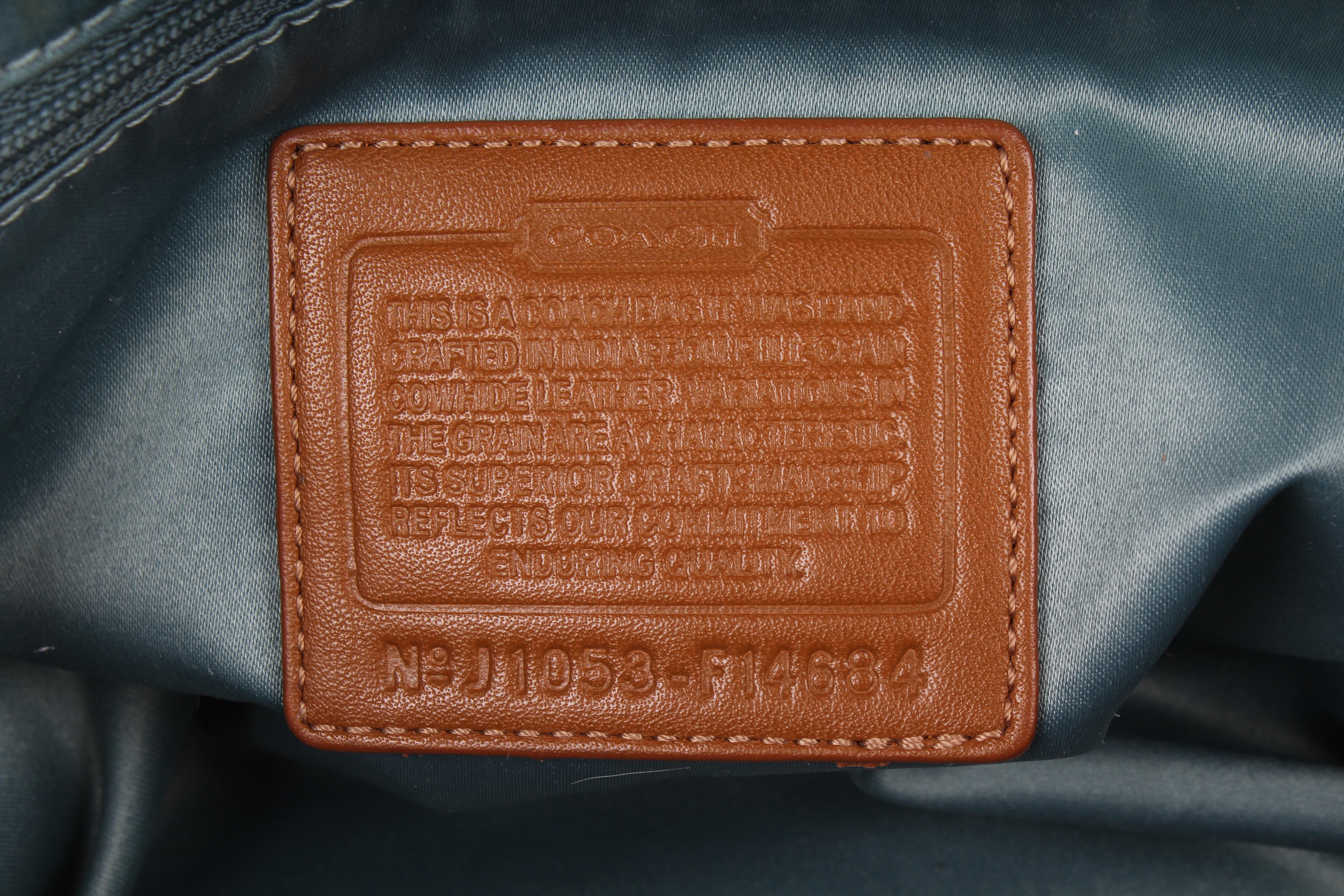 Coach Penelope Pebbled Leather Tote Bag