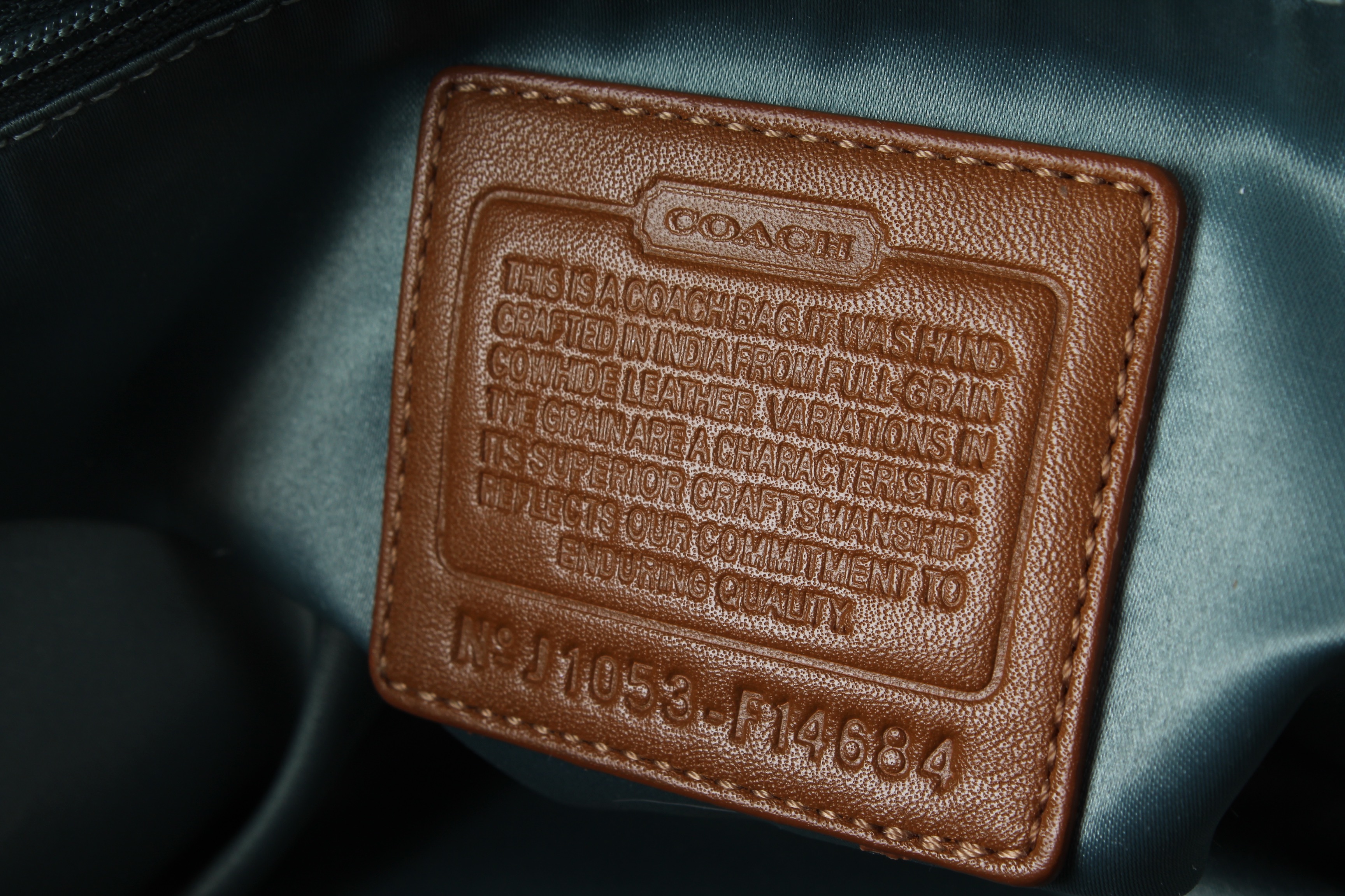 Coach Penelope Pebbled Leather Tote Bag