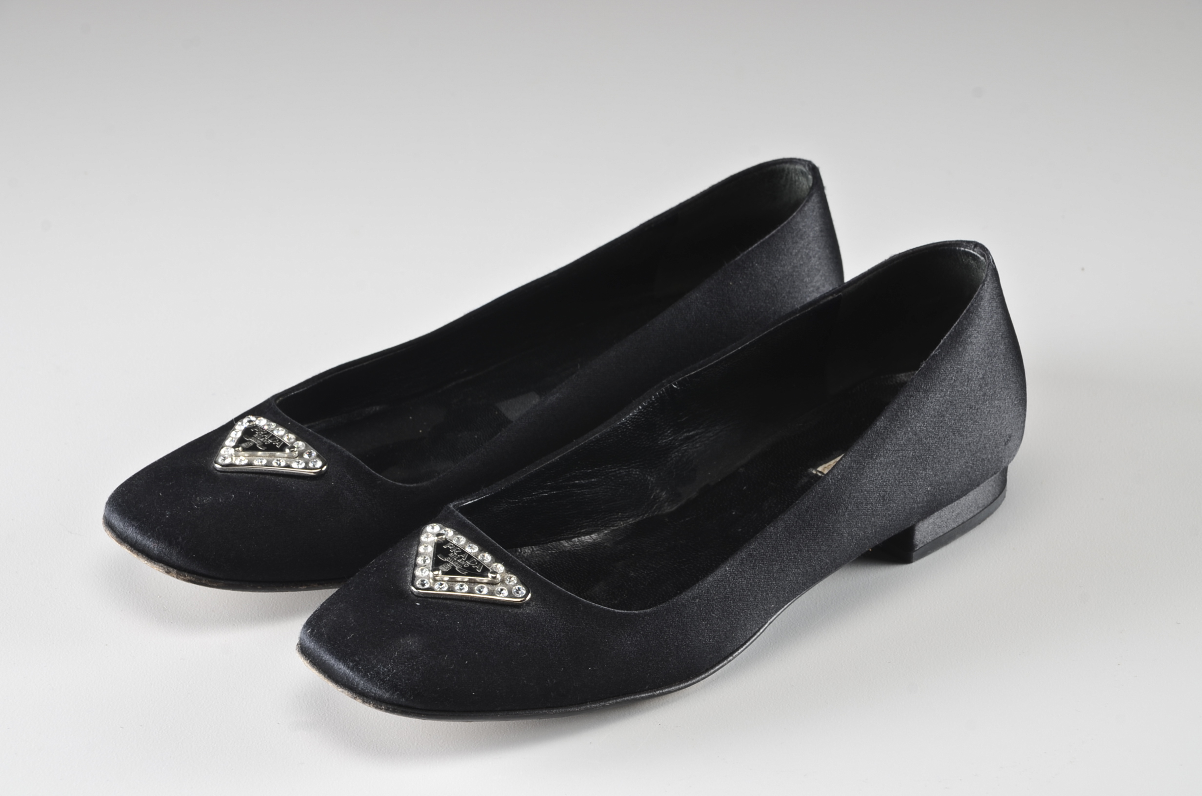Prada Designer Satin Flats