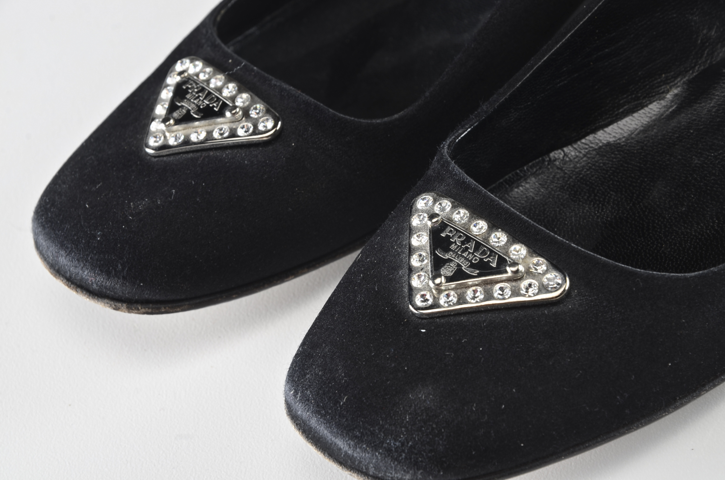 Prada Designer Satin Flats